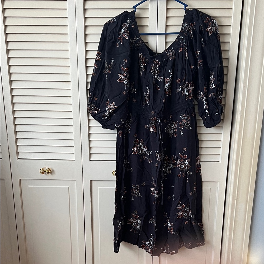 Floral Navy Dress